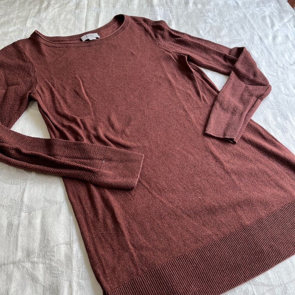 Coco Brown cotton tunic sweater